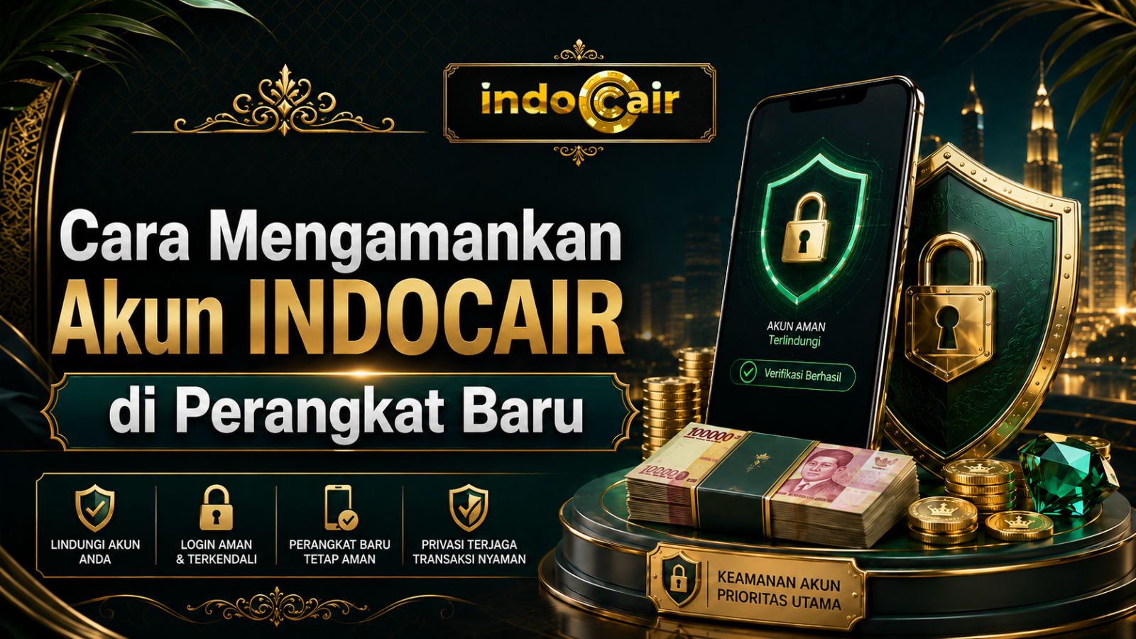 Cara Mengamankan Akun INDOCAIR di Perangkat Baru