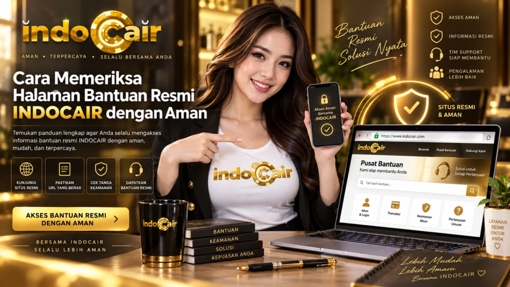 Cara memeriksa halaman bantuan resmi INDOCAIR dengan aman