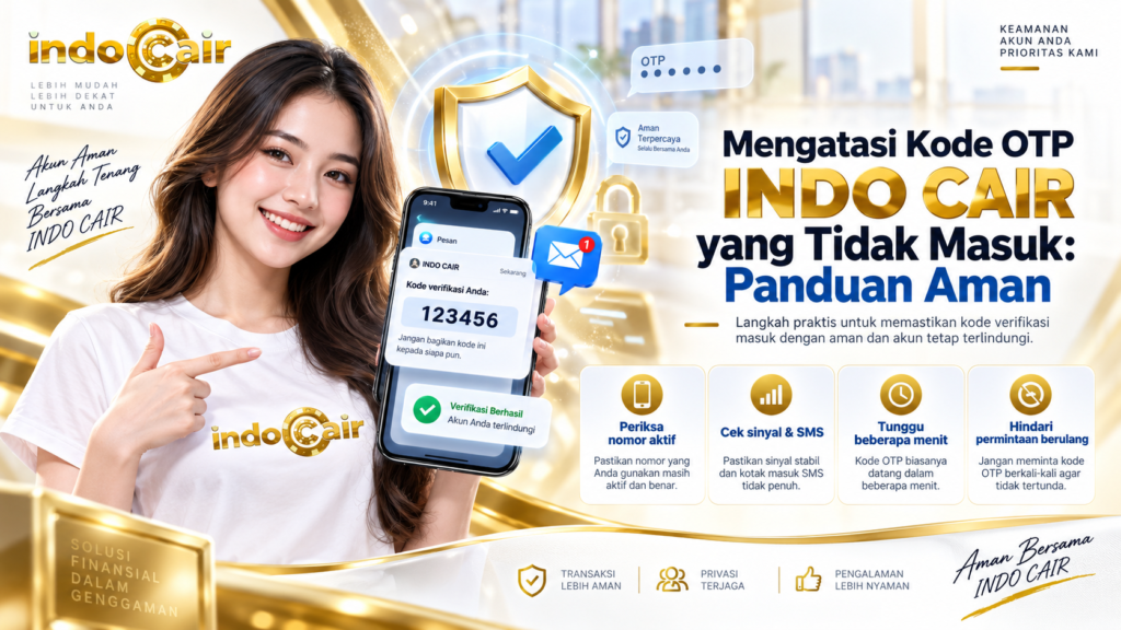Mengatasi kode OTP INDO CAIR yang tidak masuk dengan panduan keamanan akun