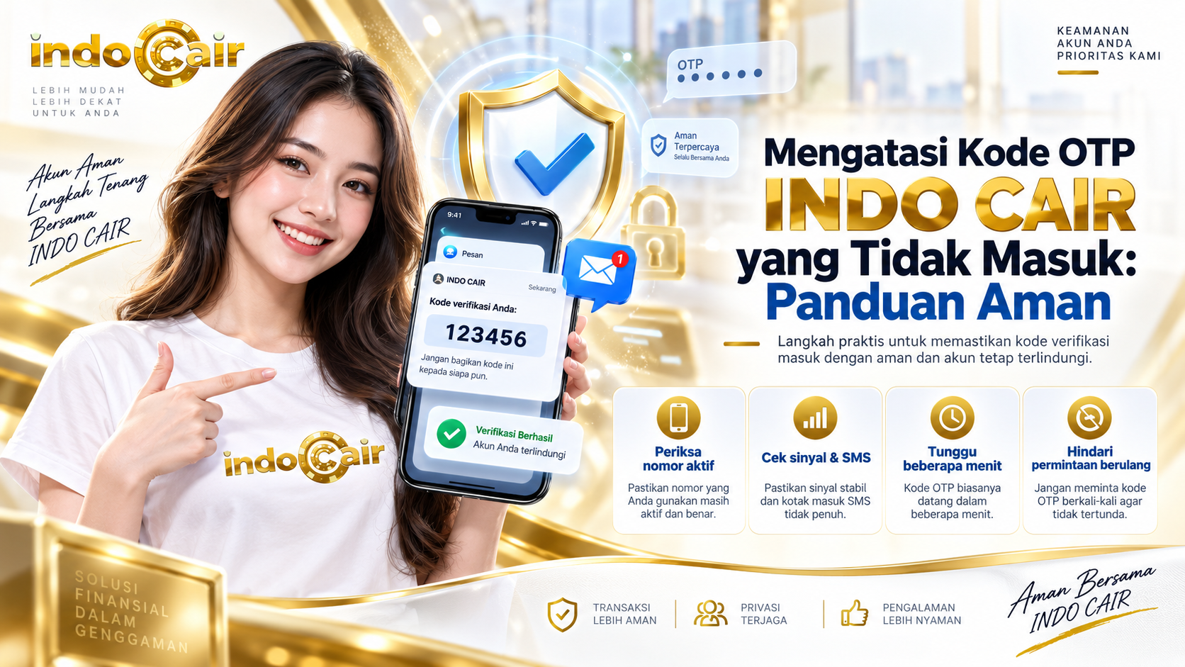 Mengatasi Kode OTP INDO CAIR yang Tidak Masuk: Panduan Aman