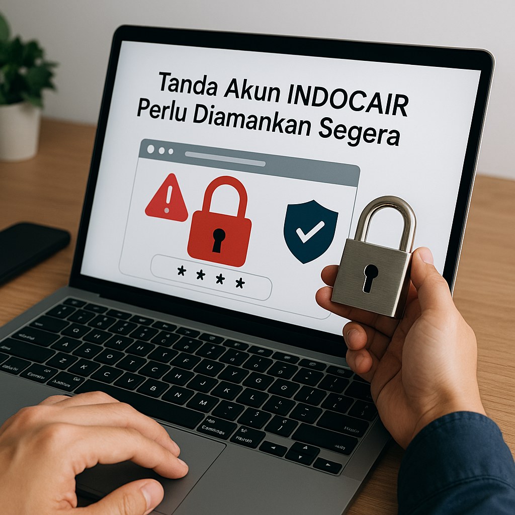 Tanda Akun INDOCAIR Perlu Diamankan Segera