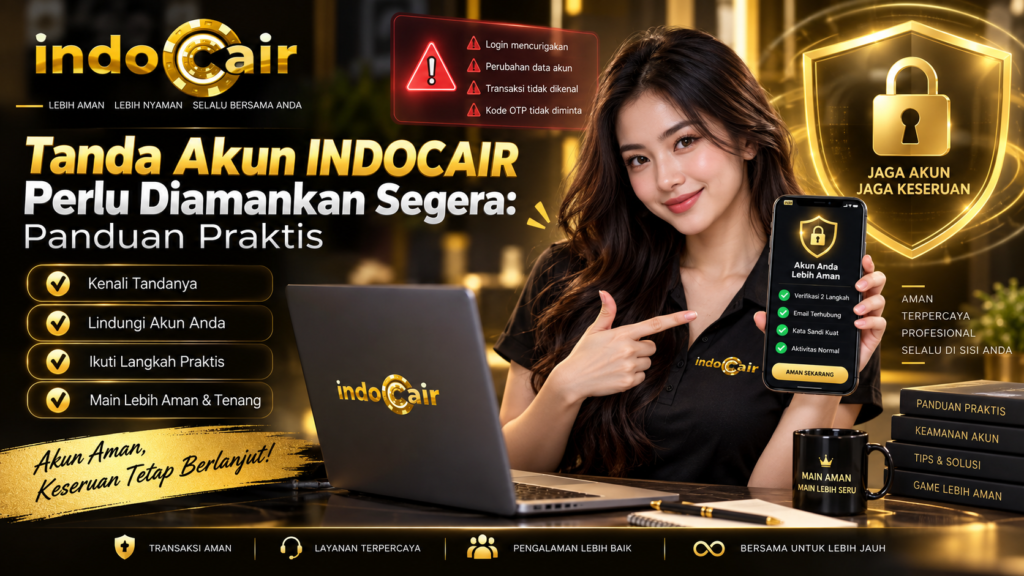 Tanda akun INDOCAIR perlu diamankan segera dan panduan praktis keamanannya