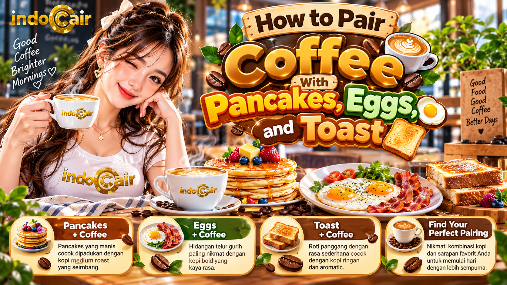 How to Pair Coffee With Pancakes, Eggs, and Toast