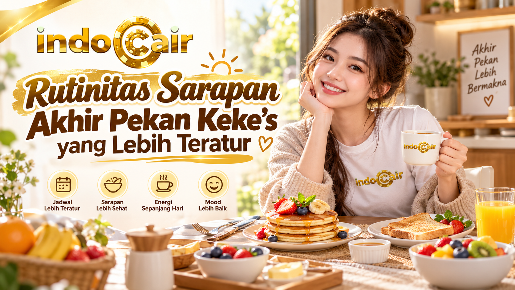 Rutinitas Sarapan Akhir Pekan Keke’s yang Lebih Teratur